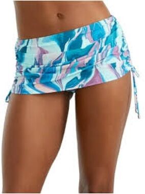Birdsong Tide Pool Skirted Bikini Bottom Size L